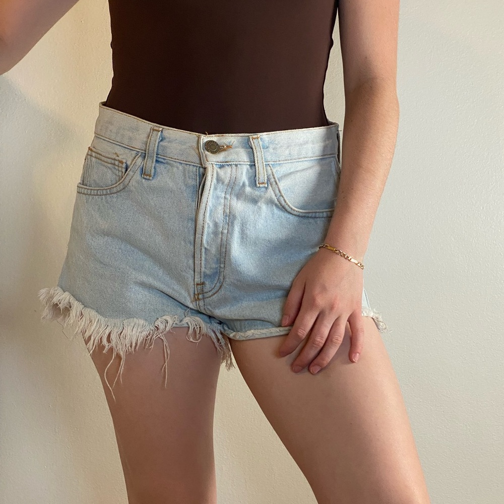 Brandy Melville denim jean shorts